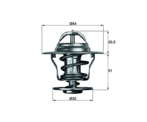 TERMOSTAT LGN-ASTRA-GOLF-JETTA-PASSAT-CORDOBA-IBIZA-TOLEDO-CADDY 87C