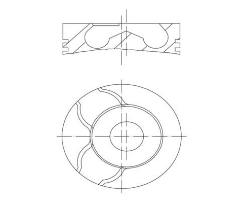 MOTOR PISTON SEGMAN 76.00mm 1.00 CLIO KANGOO 1.5 DCI K9K 26 PIM / 0.20 KISA