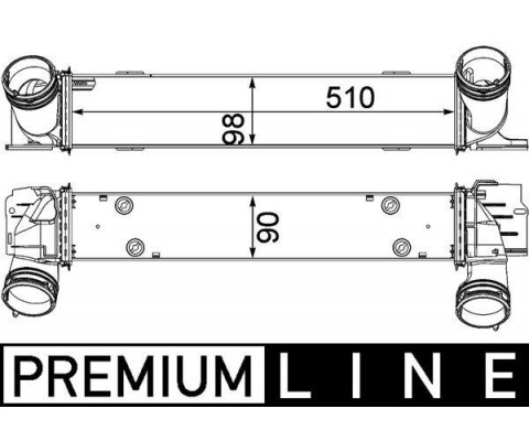 TURBO RADYATORU BMW N47 M47 N2 E81 E87 E90 E84 PREMIUM LINE