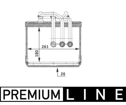 KALORIFER RADYATORU BMW E65 E66 PREMIUM LINE