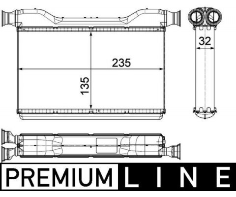 KALORIFER RADYATORU BMW F10 F01 F07 PREMIUM LINE