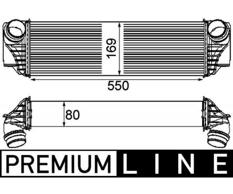 TURBO RADYATORU BMW B47 N47 N57 F10 F11 F12 F01 F02 F03 F04 PREMIUM LINE