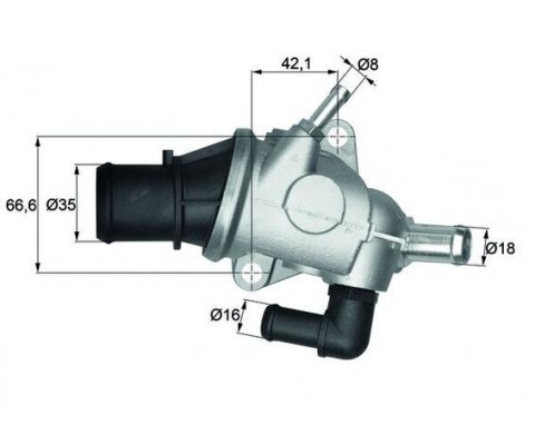 TERMOSTAT KOMPLE ALFA ROMEO 156 932 88C