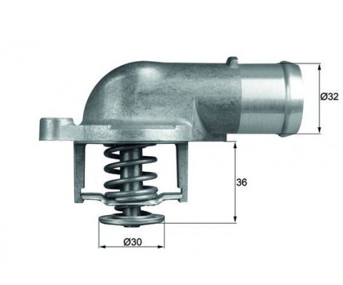 TERMOSTAT KOMPLE 87C VW TRANSPORTER T5-MUTIVAN V-TOUAREG 2.5 TDI 03-09 AXD