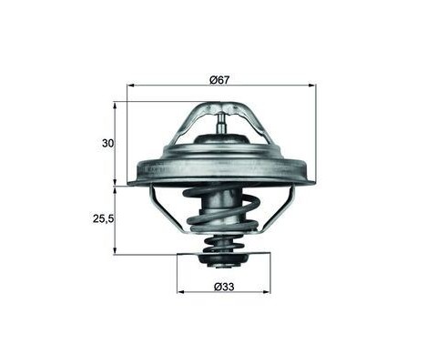 TERMOSTAT 88 C BMW M50 M52 E30 E34 E36