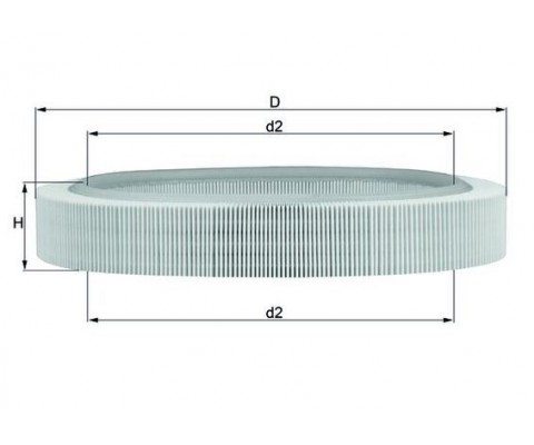 HAVA FILTRESI MERCEDES M102 W201 W123 C124