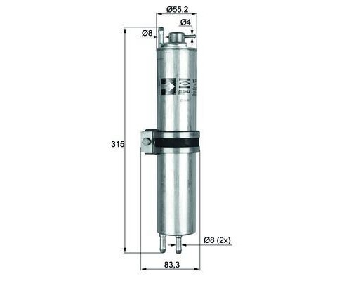 YAKIT FILTRESI BMW N62 M54 E65 03 08