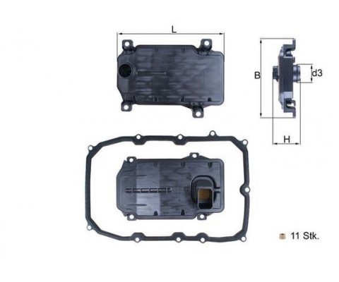 OTOMATİK ŞANZUMAN FİLTRESİ TOUAREG 10-18 Q7 11-15 CAYENNE 10