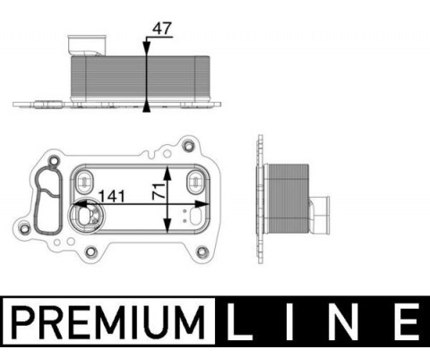 MOTOR YAG SOGUTUCU PREMIUM LINE BMW E81 E82 E88 E90 E92 E93 E60 E83 E84