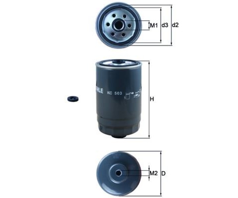 YAKIT FİLTRESİ Spin-on fuel filter