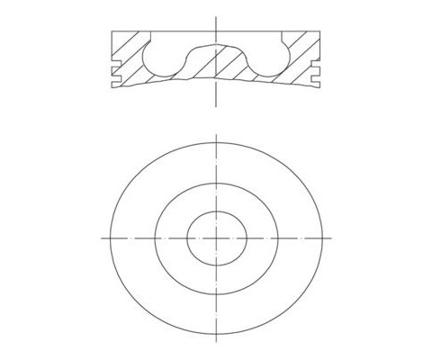 PISTON 81.51MM 0.50 CADDY III GOLF V JETTA PASSAT 2.0 TDI 16V 03- AZV BKP BKD BVF BMN BMM 028PI00002102