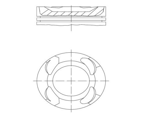 PISTON SEGMAN 82 mm STD BMW B38 B15 A B58 B30 A F20 F30 F40 F45 F46 F32 F36 F48 F39