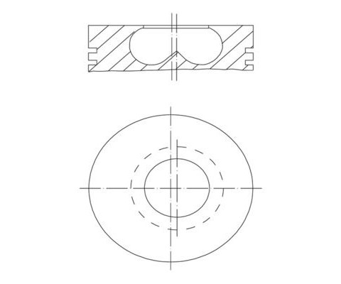 PISTON SEGMAN 84.50mm BMW B37 B47 F10 F20 F30 F40 G20 G30 G22 F32 F34 F36 G32 G11 F48 F15 MINI F54 F55 F56 F57 F60