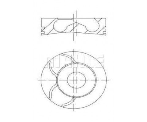 PISTON SEGMAN 040 DUCATO III IVECO DAILY-KARSAN JEST 2.3JTD C13 F1A EURO5 MOTOR 11 14