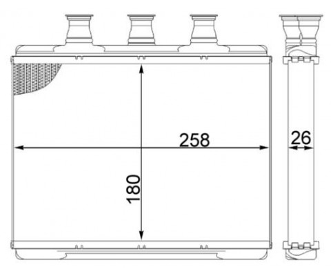 KALORIFER RADYATORU BMW E65 E66