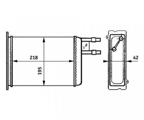 KALORİFER RADYATÖRÜ DUCATO-BOXER-JUMPER 94-02 220x195x42