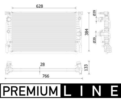 MOTOR SU RADYATORU PREMIUM LINE BMW G30 16 20 G31 18 20