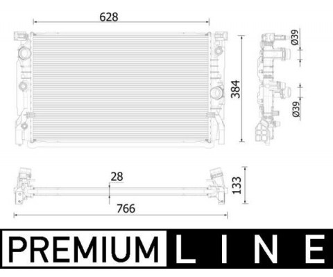 MOTOR SU RADYATORU PREMIUM LINE BMW G11 G12 15 20 G15 G16 18 20