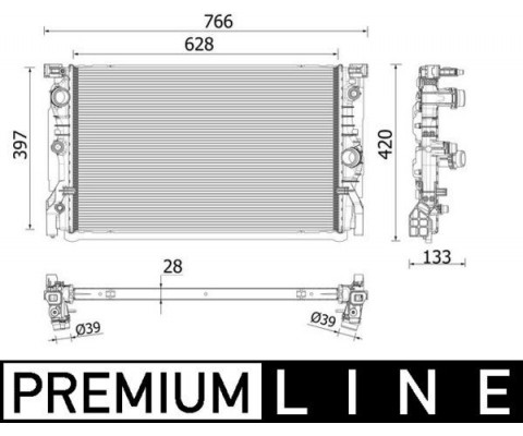 MOTOR SU RADYATORU PREMIUM LINE BMW G30 16 20 G32 18 20 G11 G12 16 19 G14 18 20