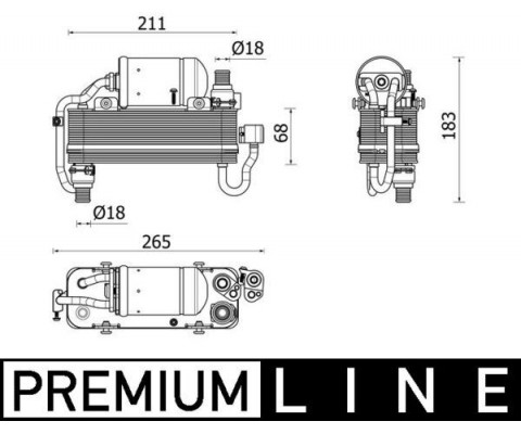 KLIMA RADYATORU PREMIUM LINE BMW G30 F90 G31 G32 G11 G12