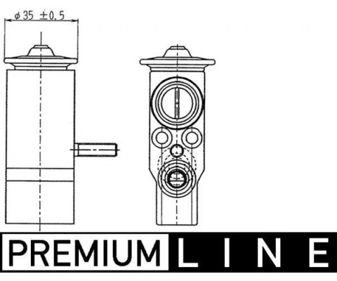 KLIMA VALFI EXPANSION MERCEDES W202 W210 R170 W638 W639 B901 B904 B906