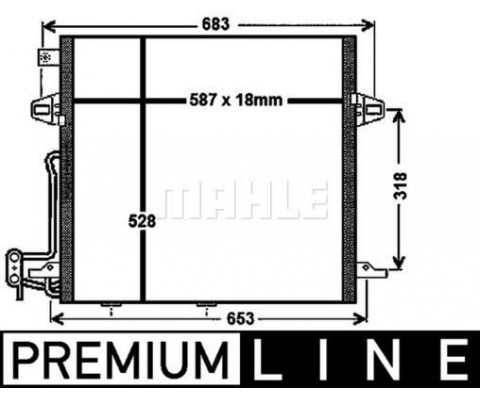 KLIMA RADYATORU MERCEDES W164 X164 W251