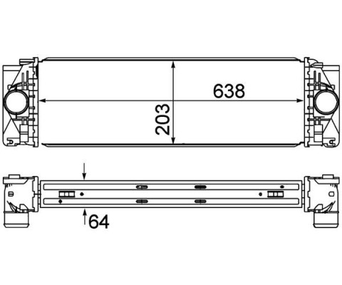 TURBOSARJ RADYATORU MERCEDES SPRINTER B906 . VW CRAFTER 30-35-50