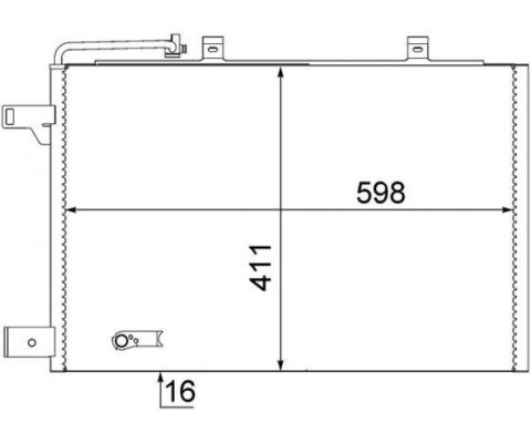 KLIMA RADYATORU MERCEDES W169 W245