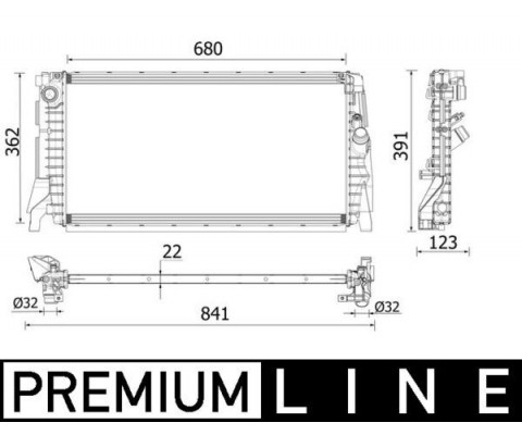 MOTOR SU RADYATORU PREMIUM LINE BMW F40 F45 F46 F48 F39 MINI F60