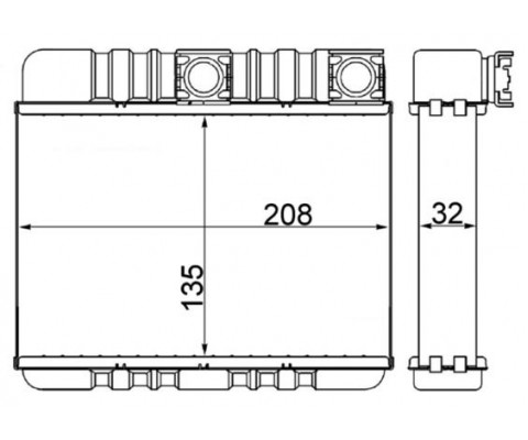 KALORIFER RADYATORU BMW E46 98 05 E83 06 11