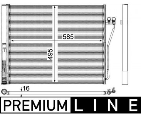 KLIMA RADYATORU PREMIUM LINE BMW F01 F02 F03 F04