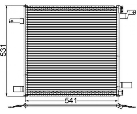 KLIMA RADYATORU MERCEDES ML-CLASS W163 98 05