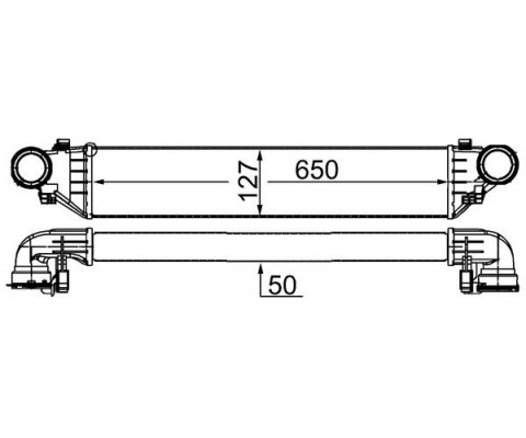 TURBOSARJ RADYATORU MERCEDES W203 CL203 S203 C209 A209 R171