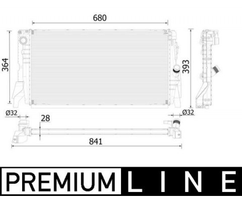 MOTOR SU RADYATORU BMW F45 F46 F48 F39 MINI F56 F60 PREMIUM LINE