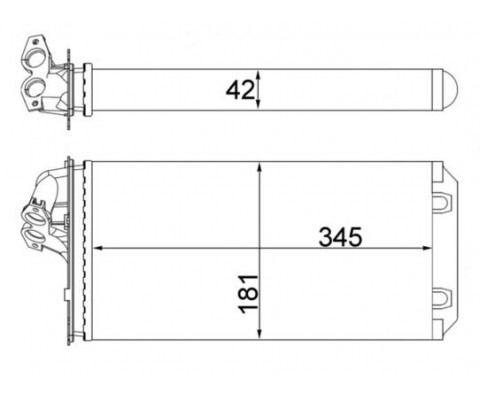 KALORIFER RADYATORU MERCEDES VITO W638 96 03