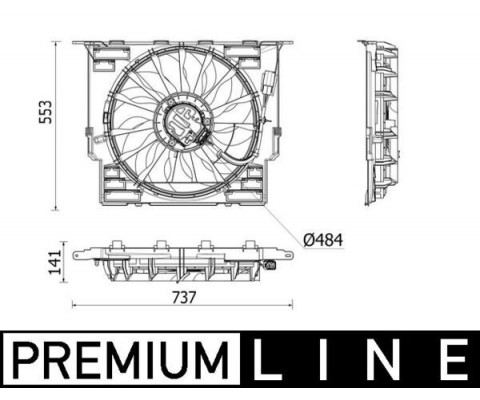 FAN MOTORU PREMIUM LINE BMW G30 F90 G31 B47 D20