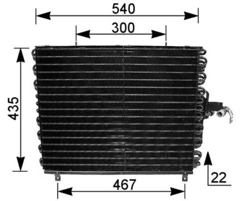 KLIMA RADYATORU MERCEDES W124 S124 A124 C124