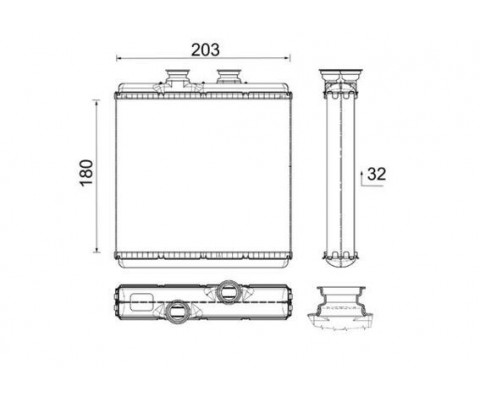 KALORIFER RADYATORU MERCEDES W204 W212 C218 R231 C190 R197