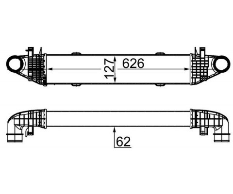 TURBOSARJ RADYATORU MERCEDES W204 S204 W212