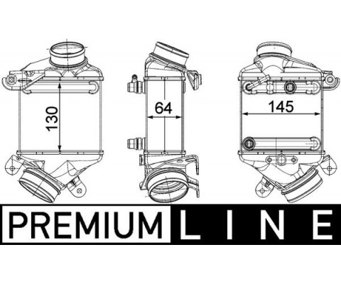 TURBO RADYATORU BMW F10 F01 F15 E70 E71 F11 F12 F13 PREMIUM LINE