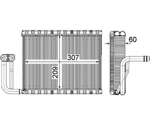 EVAPORATOR BMW F10 F07 F12 F13 F06 F01 PREMIUM LINE