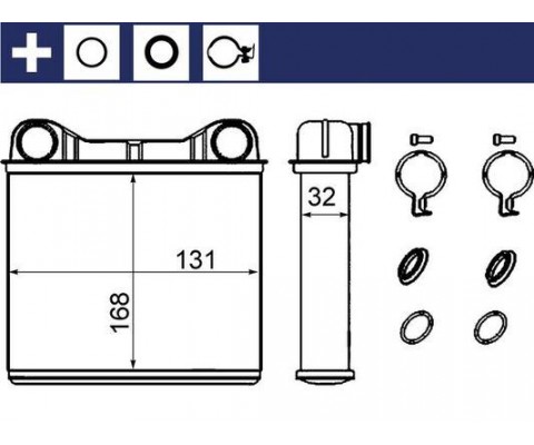 KALORIFER RADYATORU MERCEDES X164 W164 W251