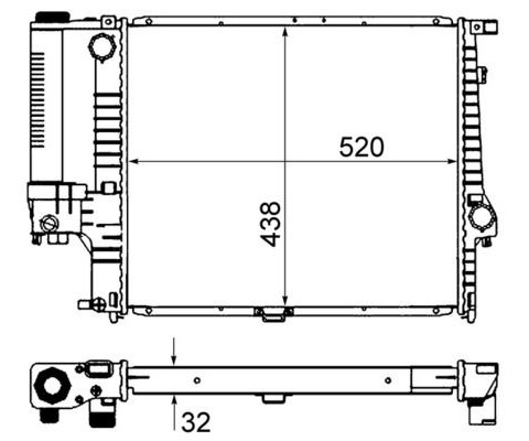 MOTOR SU RADYATORU BMW M20 B20 B25 M50 B20 E34 90 95 M40 E30 87 91