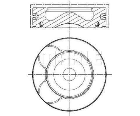 PISTON SEGMAN 0.50mm FREELANDER 2 L359 2.2TD4 06 14 DISCOVERY SPORT L550 14 R.R EVOQUE L538 11 19 JAGUAR XF I X250 2.2 D 11 15 XF SPORTBRAKE X250 2.2 D 12 15