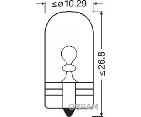 AMPUL 12V 5W BÜYÜK DİPSİZ GOSTERGE