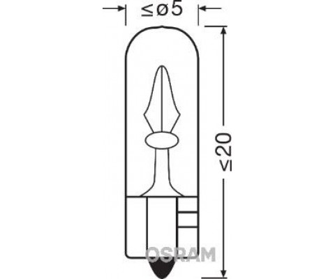 AMPUL 12V 2.3W KÜÇÜK DİPSİZ GÖSTERGE DUYSUZ