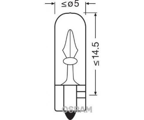 AMPUL 12V 1.2W KÜÇÜK DİPSİZ GÖSTERGE DUYSUZ