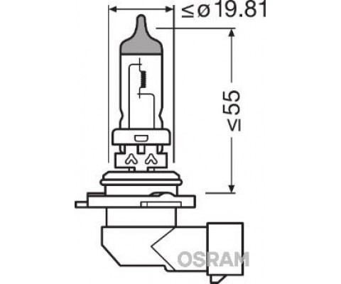 AMPUL 12V HB4 9006 51W P22d