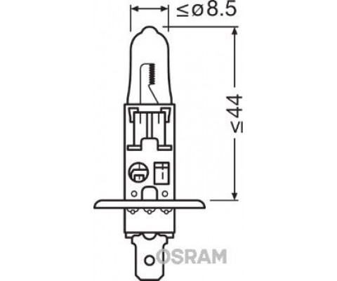 AMPUL 12V H1 55W