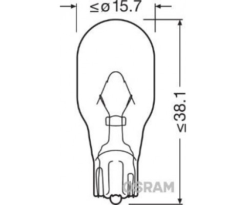 AMPUL W16W STOP DİPSİZ - SARI -